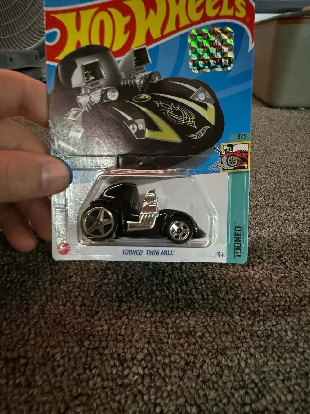 Hot Wheels Tooned Twin Mill Tooned 3/5 Black 81/250 2022 Factory Sealed Set